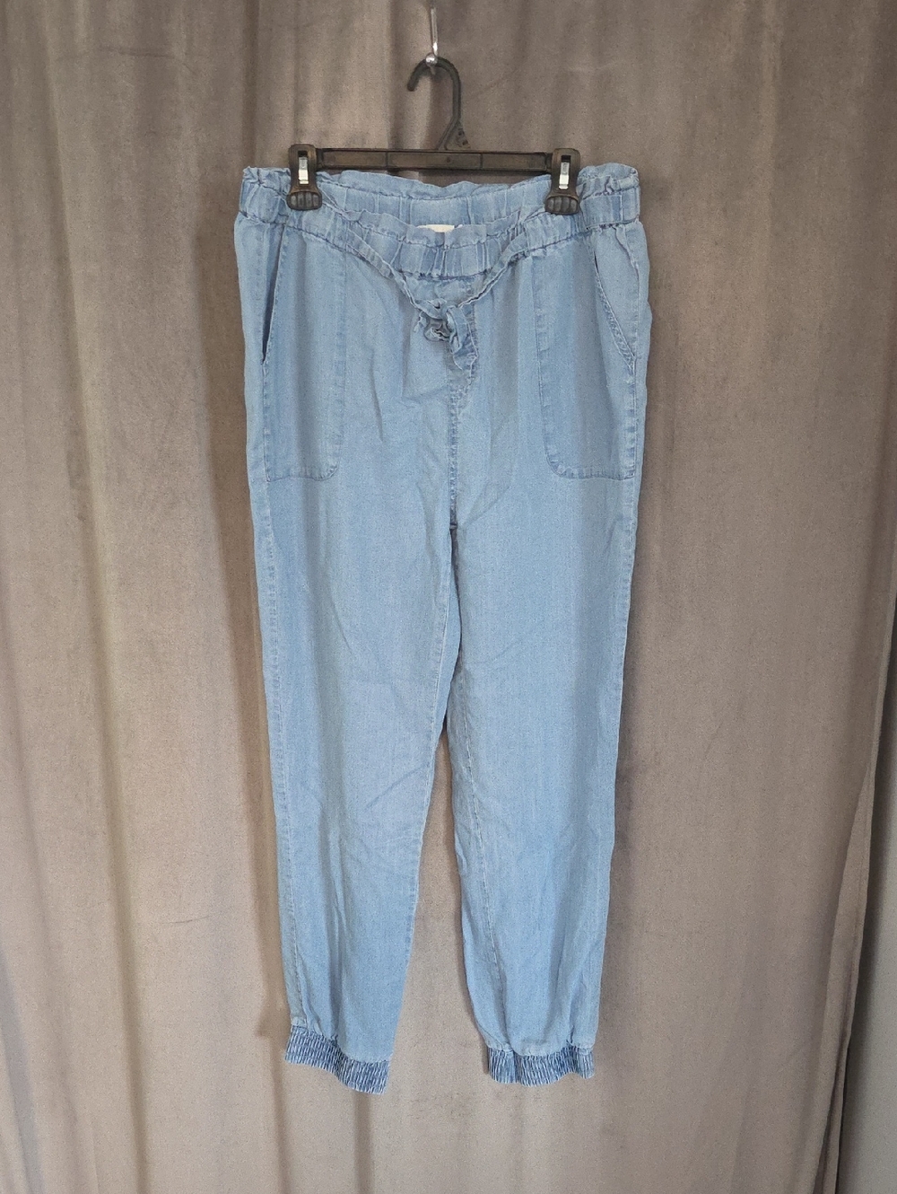 Harlow XL Light Blue Drawstring Trousers